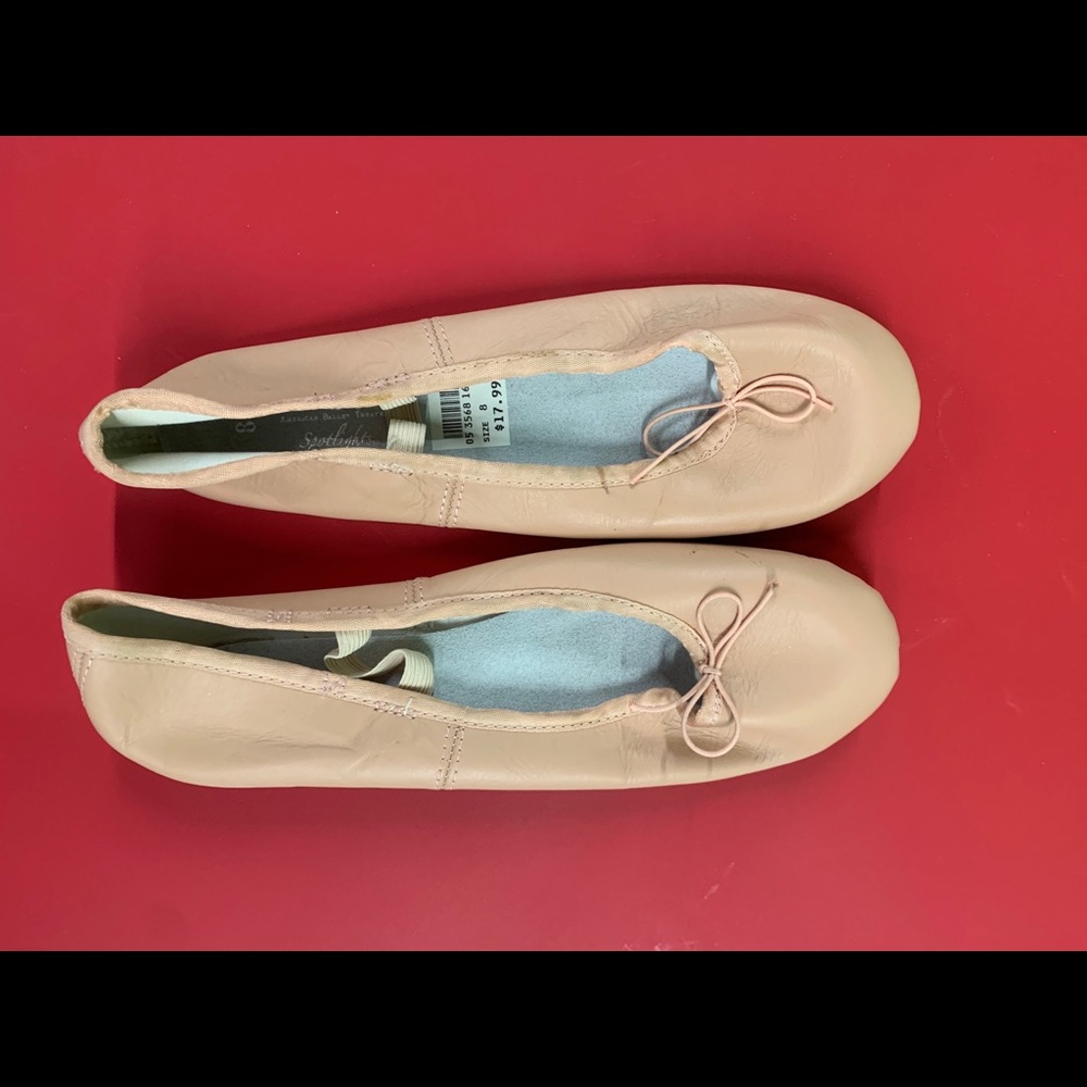 Woman’s size 8 pink ballet shoes